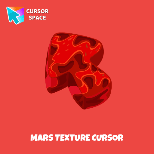 Mars Texture cursor arrow cursor